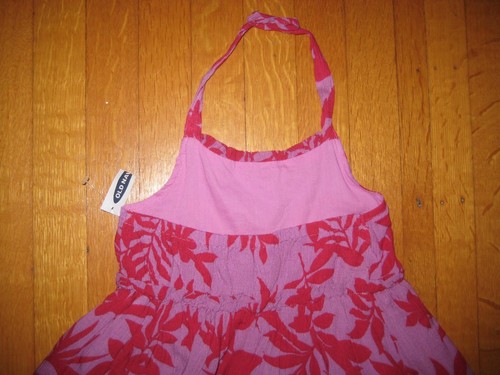 NEW Old Navy Girls Purple Floral Halter Dress 5T 4-5 years NWT - Picture 7 of 7