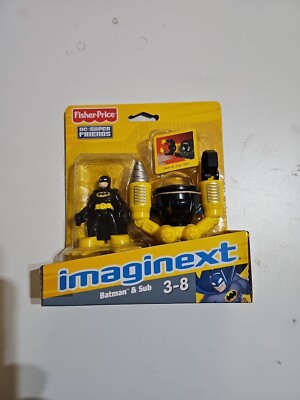 Imaginext DC Super Friends Batman's submarine sub Fisher Price underwater sea