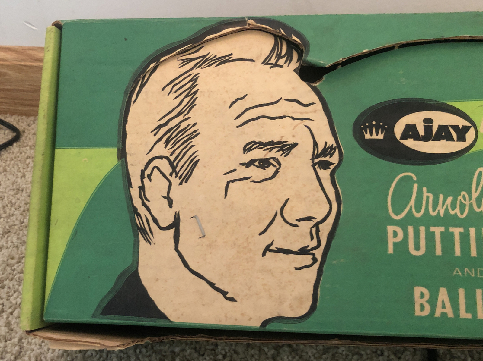 Arnold Palmer Golf Putting Analyzer with Ball Return Made by Ajay in