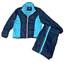 Vintage Women's Activewear 2 Pc Windbreaker Jogging Suit Mesh Lined Size MEDIUM