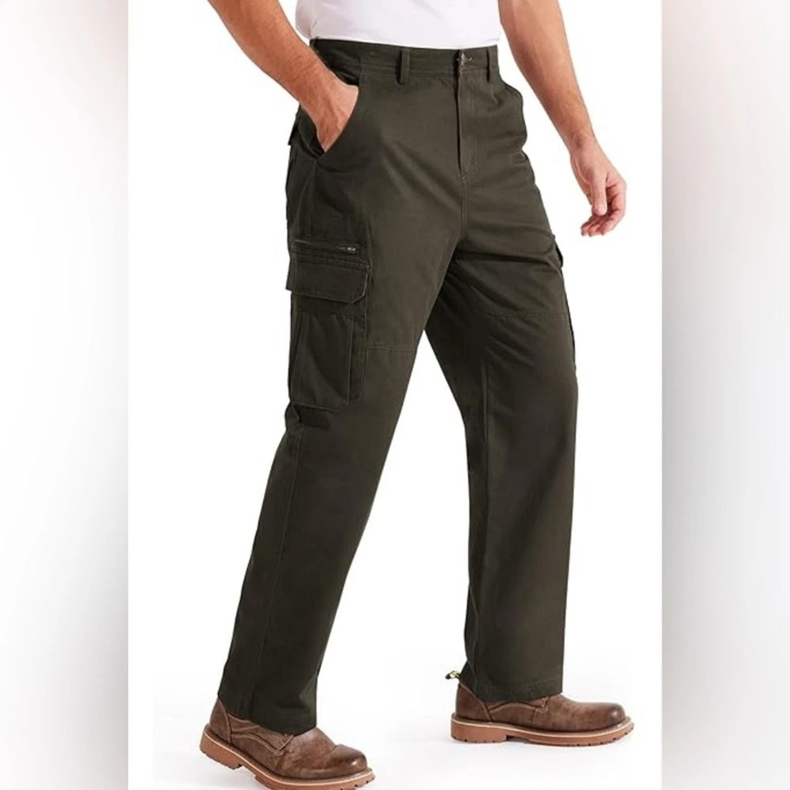 Wrangler Men’s Cargo Pants Green Size 40 x 30