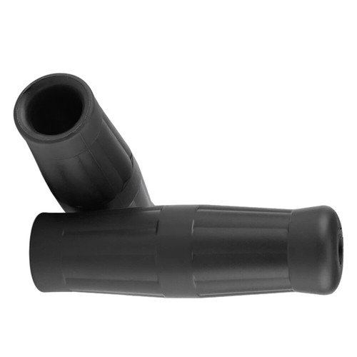 Vintage Style Motorcycle Handle Bar Grips Fit 7/8in (22mm) Left/1in (25mm) Right - Picture 5 of 7