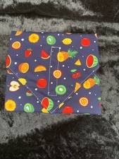 FRUITY Reusable Washable Sandwich Wrap Bag - Mat Eco Friendly Sandwich Rolls 