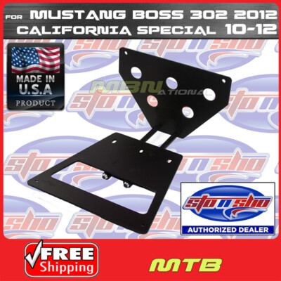 2012 For Mustang Boss 302/2010-2012 Cali License Plate Relocator SNS5c STO N SHO
