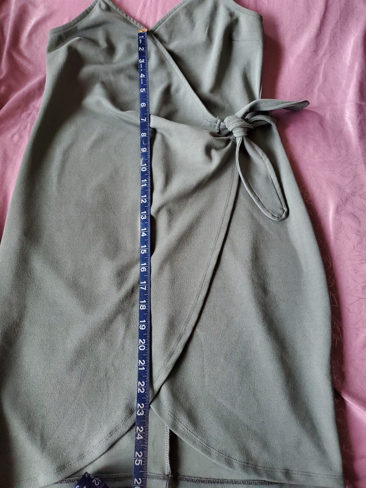 Mind Code Casual Spaghetti Strap Mini Olive Green… - image 6