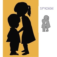 Brother Sister Kids Metal Cutting Dies Decoration Scrapbook Card Making Craft