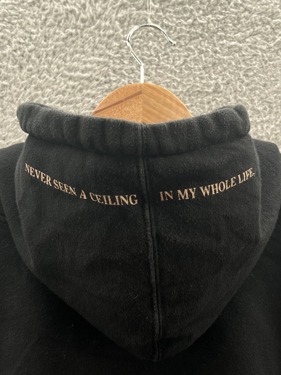 Jay-Z 4:44 Tour Black Hoodie Mens Size XL Never Seen A Ceiling In