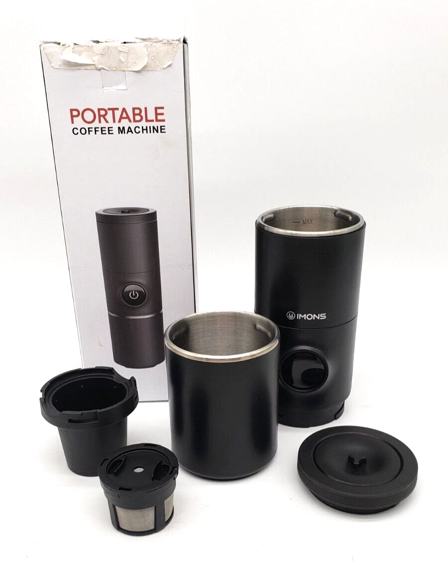 Imons Nespresso Compatible Portable Espresso Maker 12v Stainless Steel Coffee