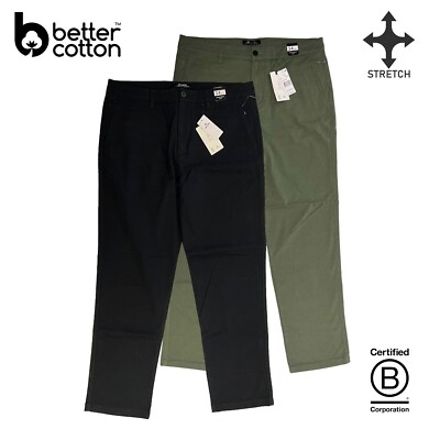 Rip Curl Men's Black - Dark Olive Pant Classic Surf Chino Stretch (S01), (S02)