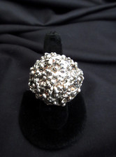 Vintage Large Sterling Silver .925 Freeform Ring From Israel 14.76g Size 7 VGUC