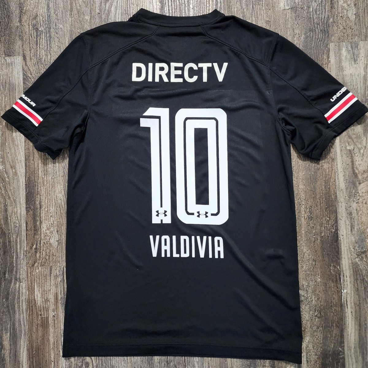 2017 Under Armour Colo Colo Away Soccer Jersey Jorge Valdivia Men M Chile