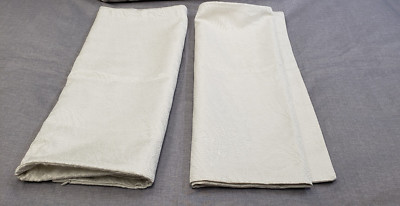 Hotel Collection Currents 2 KING Pillow Shams Natural ( White ground )