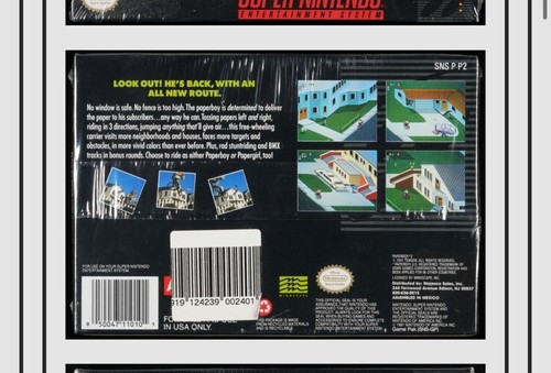 9.6 A Paperboy 2 Super Nintendo Entertainment System NES SNES WATA NOT CGC VGA - Picture 7 of 8