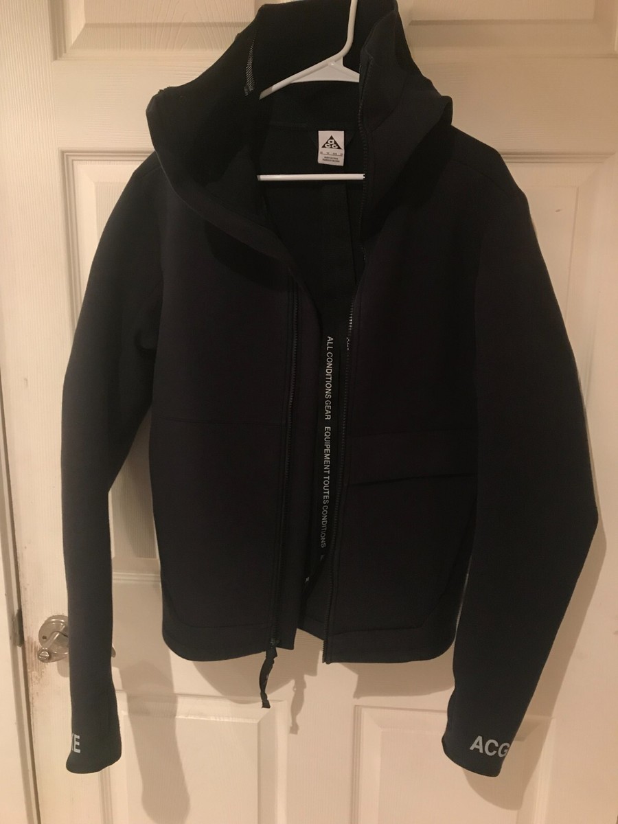 Nikelab ACG Funnel Neck Zip Sweater Black XS 914474-010 y3 Nikelab ACG Funnel Neck Zip Sweater Black XS 914474-010 y3