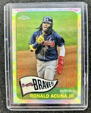 Ronald Acuna Jr. 2021 Topps Chrome 1965 Redux Refractor - #TH65-6 Baseball MLB