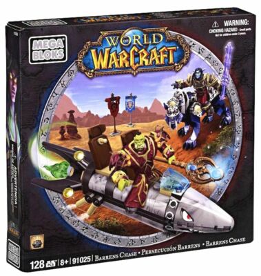 RETIRED NEW Mega Bloks World Of Warcraft 91025 FACTORY SEALED BOX Barren Chase