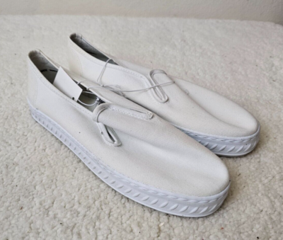 Sora8点 Cherokee Women's Bea Slip-On Canvas Flats Sneakers - 7, White