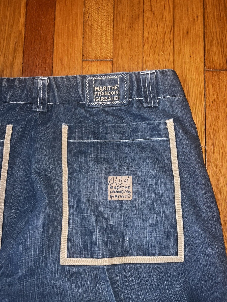VINTAGE Y2K 2000's MARITHE FRANCOIS GIRBAUD STRAP BAGGY JEANS 40