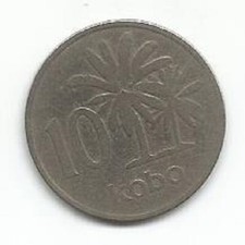 NIGERIA 10 KOBO 1973
