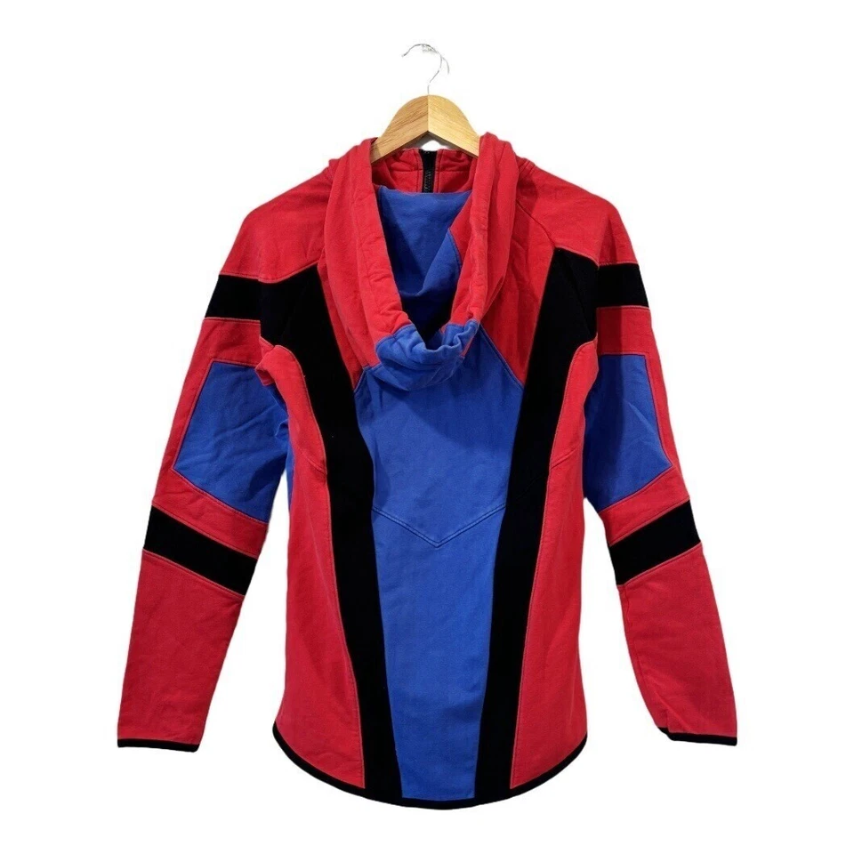 Толстовка с капюшоном фитнес SUPERX Training Tech 2019 USA Spider-Man Parker S3 красная синяя S - Изображение 4 из 4