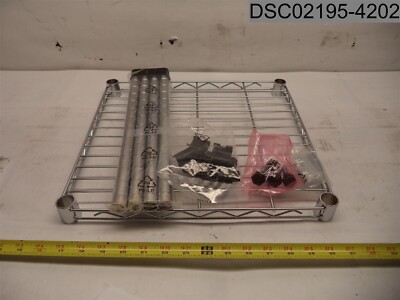Whitmor Supreme Stacking Shelf, SKU: 6054-584-SIOC, 038861034896, Chrome
