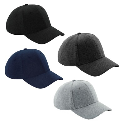 Beechfield Baumwolljersey Athleisure Baseball Cap Mütze