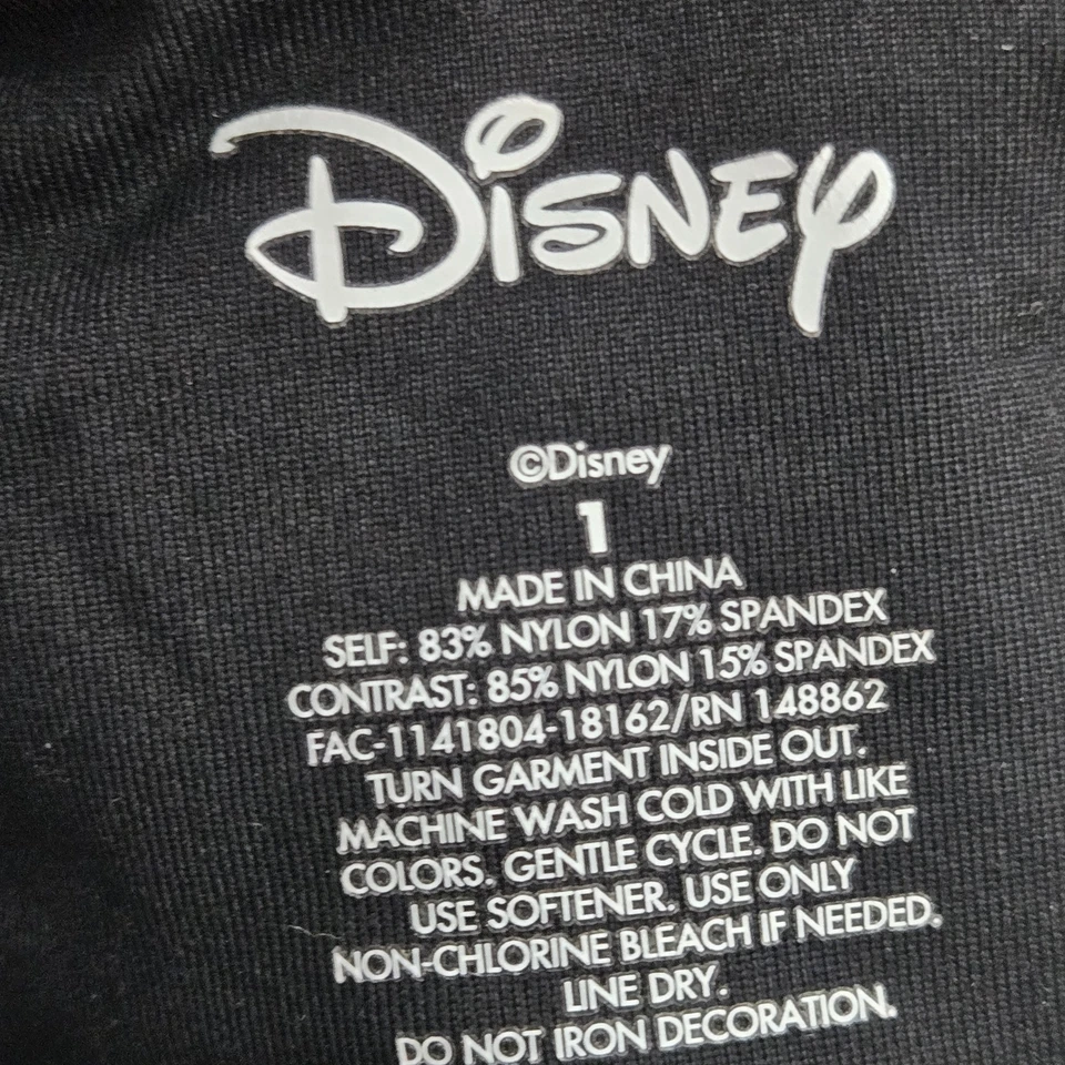 Sujetador deportivo Disney para mujer 1 negro con ribete rojo malla inalámbrica espalda deportiva Foto 3 de 4