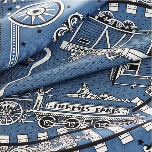 Unused w/box HERMES Carre 55 ALL ABOARD ! Silk Scarf Bandana 55cm - Picture 4 of 24