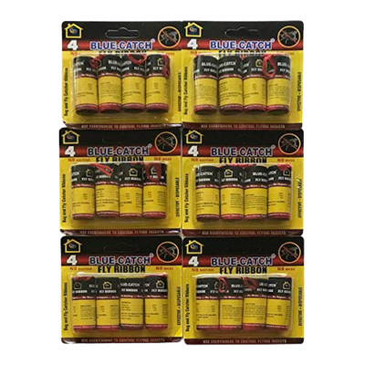 16-32 Pack Fly Paper Strips, Fly Catcher Trap, Fly Ribbon, Fly
