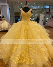Quinceanera Dresses Ball Gown With Big Bow Sweet 16 Birthday Prom Gowns