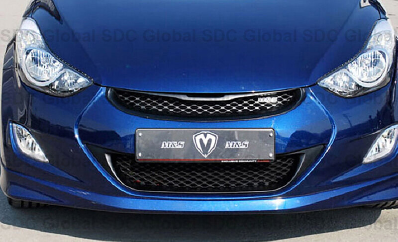 Image 61 - M&amp;amp;S Upper Grille [UNPAINTED] for Hyundai Elantra MD 2011~2013 *USA Stock*