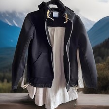 Zara Jessica Hans By Zara Jacket Xs-small Smock Style Hoodie Art&deco Pottery