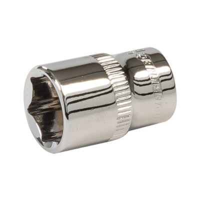 1/4'' Nuß Sechskant- Steckschlüsseleinsatz metrisch SW 12 mm Stecknuss