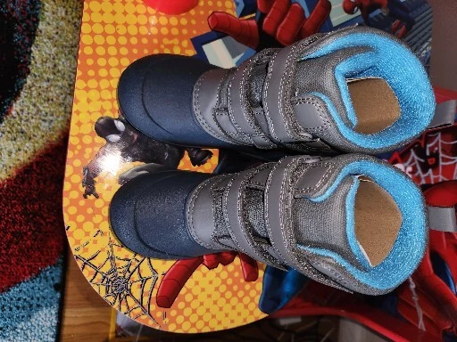 Botas Carter's Little Boys Impermeables Nieve Invierno Gris/Azul Talla 11 Foto 3 de 4