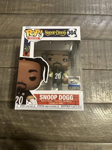Funko Pop Snoop Dogg #304 Steelers Jersey Limited 15000 PCS Rocks w/ Protector