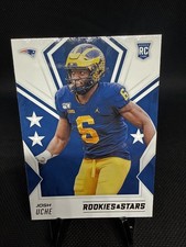 2020 Panini Rookies & Stars #200 Josh Uche RC Patriots Football Card