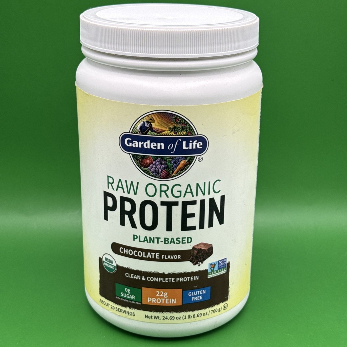 Garden of Life Organic Protein Powder - Chocolate, 19.2oz for sale online |  eBay