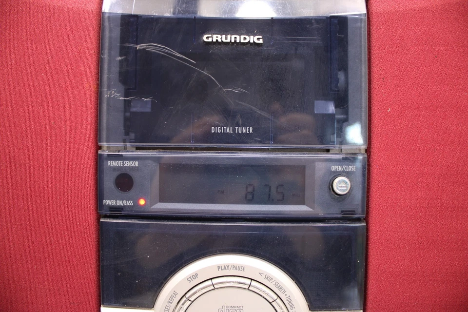 Vintage Grundig Fine Arts UMS9V CD-Player & Kassettenrecorder + Radio, funktionstüchtig - Bild 3 von 4