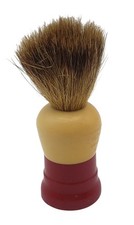 Ever Ready 250PB Pure Badger Shaving Brush Red Cream Handle Made In USA Vintage