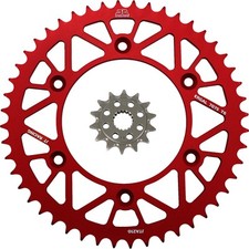 JT 14/48 RED Front & Aluminum Rear Sprocket for Honda CRF450R/RX & CR250R/500R