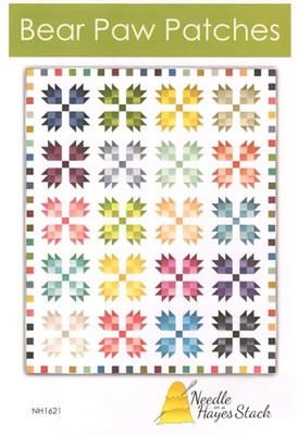 Bear Paw Patches Quilt Pattern by Needle in a Hayes Stack