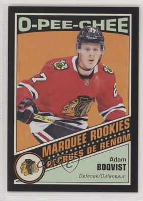 2019 Upper Deck O-Pee-Chee Update Retro Black 48/100 Adam Boqvist Rookie RC 05xg