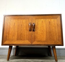 Stylish Mid Century Teak Mini Sideboard/Media/Record Cabinet G Plan Sierra  60s