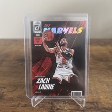 2022 Panini Donruss Zach LaVine Net Marvels Diamond Parallel #20 Bulls