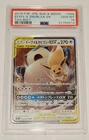 2018 POKEMON JPN SUN & MOON TAG BOLT #066 EEVEE & SNORLAX GX PSA 10