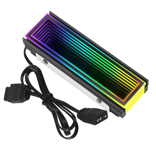 5V ARGB Sync Computer 2280 SSD M2 Radiator PC RGB M.2 Nvme KüHlköRper Solid7610