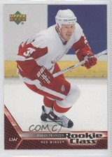 2005-06 Upper Deck Rookie Class Johan Franzen #47 0i6