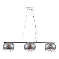 Chrom Glamour Moderne HäNgelampe Pendelleuchte 3X7W/G9, Led 120X22X102 [Cm]