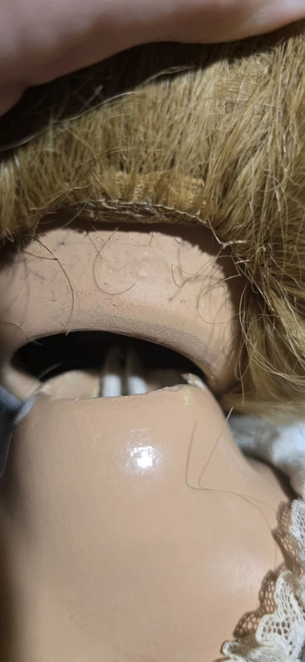 Muñeca Antigua Composición Arranbee Nancy 16" Rubia Mohair Con Ropa Foto 4 de 4