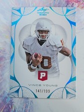VINCE YOUNG 2024 LEAF TRINITY BLUE NUMBERED /199
